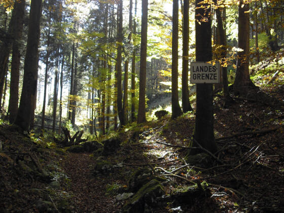 Landesgrenze Bayern - Tirol