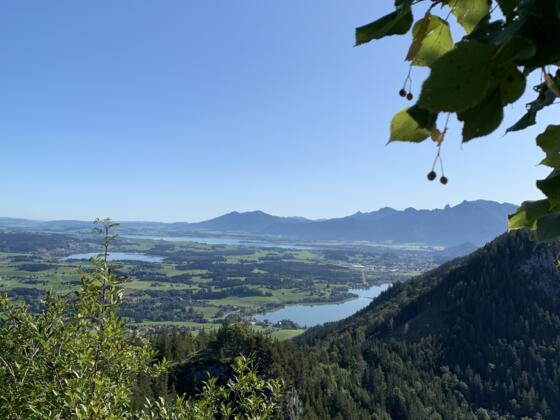 Ausblick vom Falkenstein Richtung Weißensee
