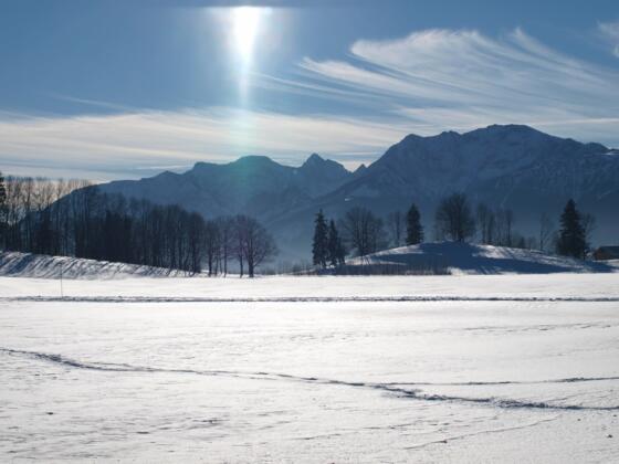Winterlandschaft bei Nesselwang im Allgäu