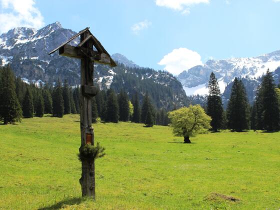 Auf dem Weg zur Vilser Alm