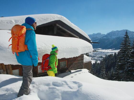 Winterwanderung zur Hündeleskopfhütte