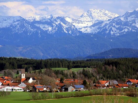 Blick auf Oberthingau