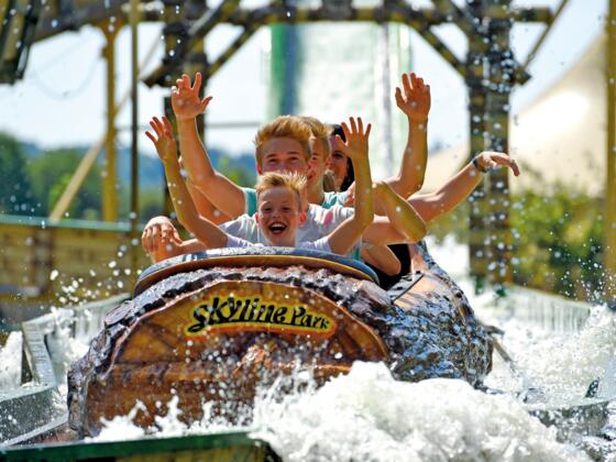 Wildwasserbahn im Allgäu Skyline Park