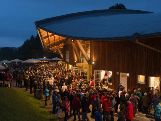 Eingang Freilichtbühne Altusried