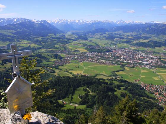 Blick auf Sonthofen