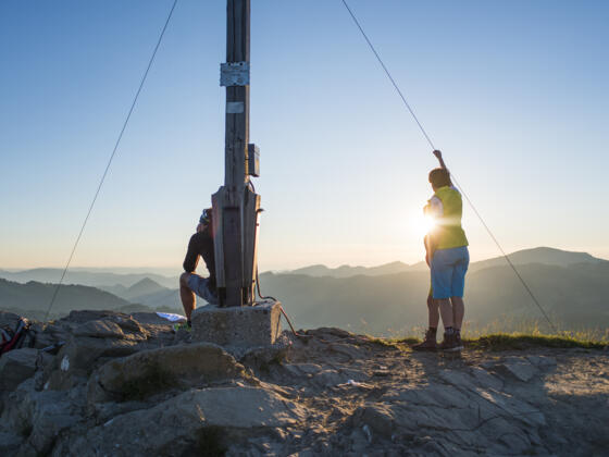Gipfelkreuz am Riedberger Horn