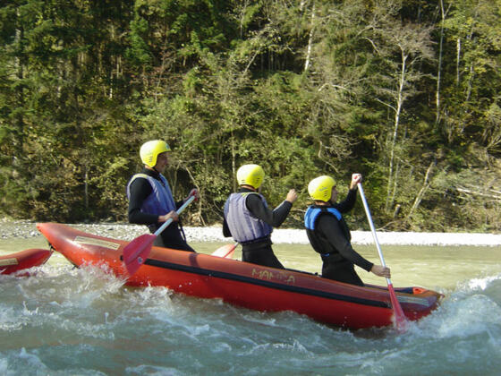 Kanadier auf der Iller