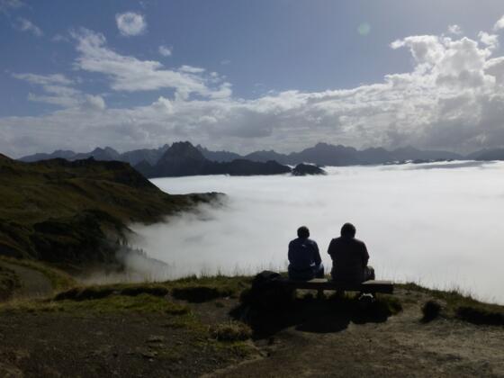 Rast am Zeigersattel