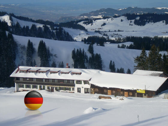Falkenhütte Berggasthof 1440 M Flagge
