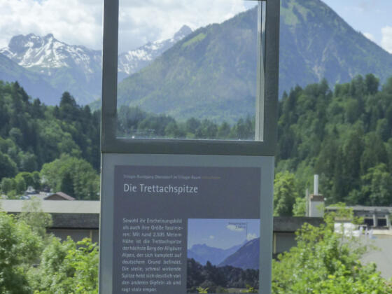 Schaupunkt Katharinenruh am Trilogie-Rundgang Oberstdorf