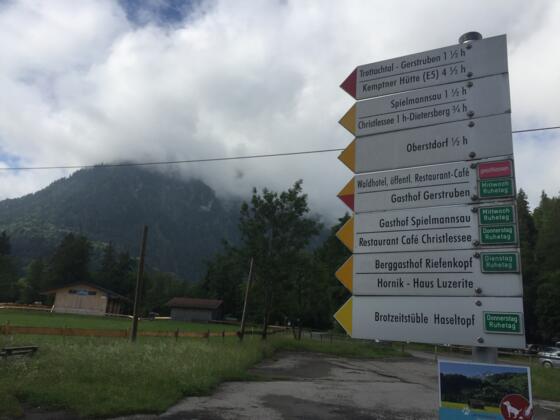 Ausgangspunkt Parkplatz Renksteig, 824 m