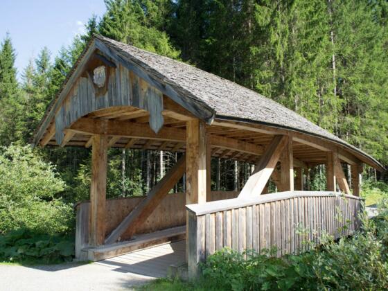Gedeckte Brücke Riezlern Höfle