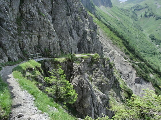 On the way to the Schrofenpass