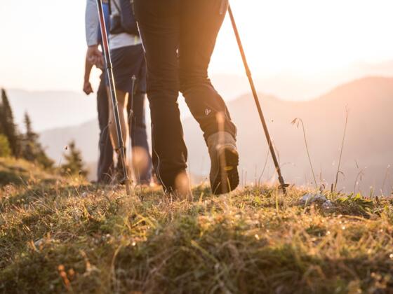 Es kann schon mal kurz bergauf gehn.