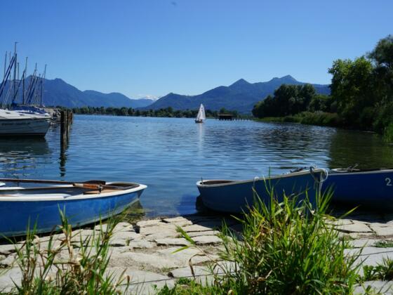 Chiemseeufer beim Fischer am See
