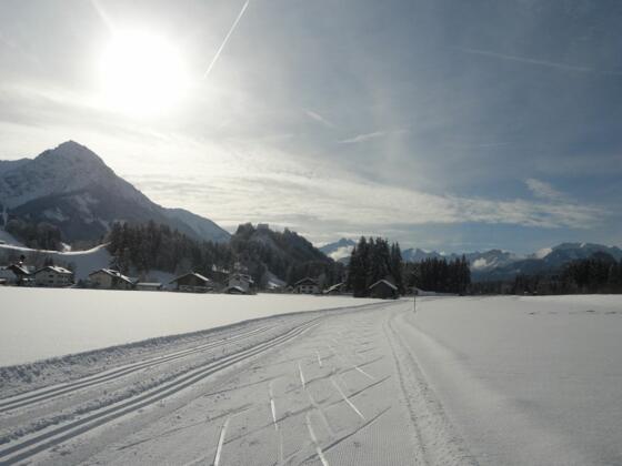 Eybach-Loipe bei Fischen-Au