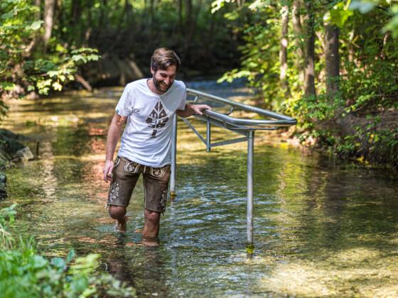 Kneippen in Puchheim-Bahnhof