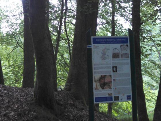 Infotafel zum Europäischen Kulturweg