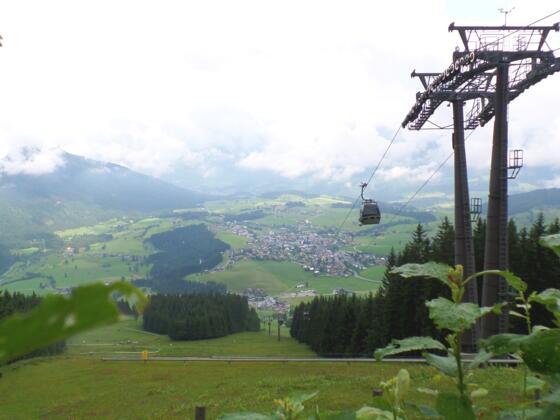 Ausblick von der Karkogelhütte