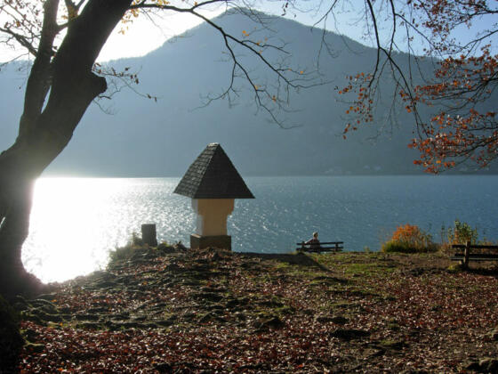 Das Hochzeitskreuz am Wolfgangsee