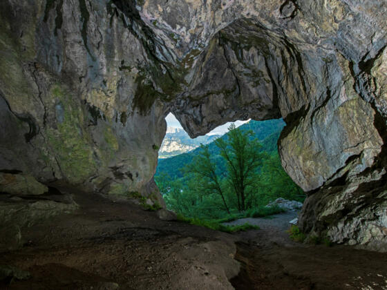 Grafenloch von Innen