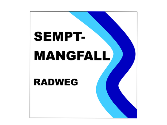 Wegkennzeichen Sempt Mangfall Radweg
