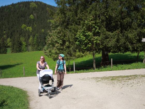 Mit dem Kinderwagen sportlich unterwegs