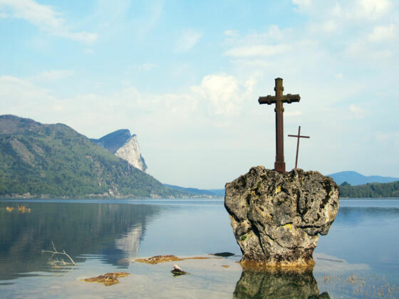 Kreuzstein Mondsee Salzkammergut