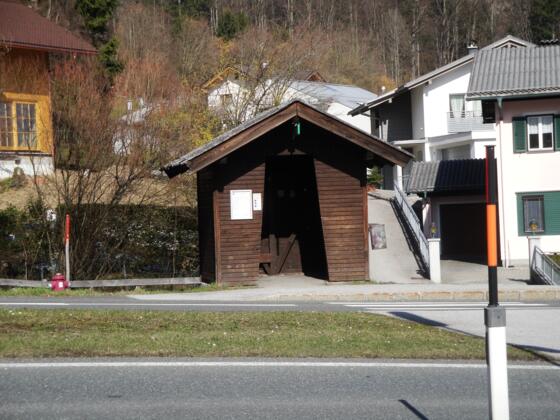 Haltestelle &quot;St. Gilgen Mozartblick&quot; Richtung Salzburg
