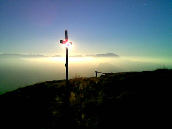 Sonnenuntergang am Einberg
