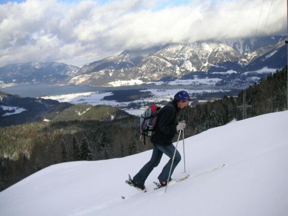 Am Rücken über Vitz am Berg und Wolfgangsee