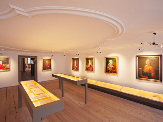 Geburtshaus Ausstellung - Wohnzimmer