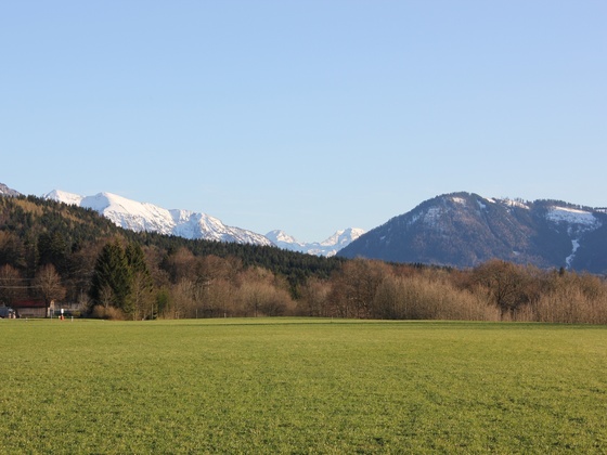 Blick auf die Berge