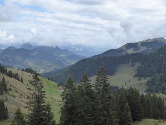 Blick vom Sudelfeldkopf aus