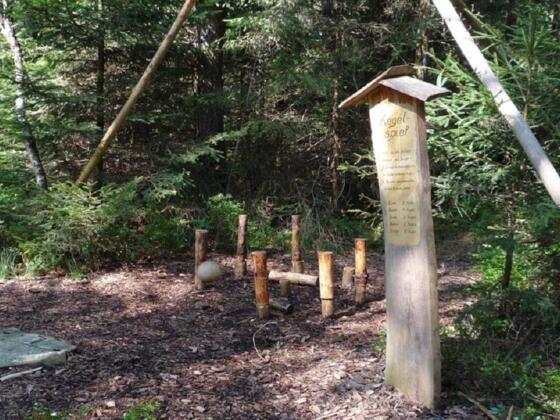 Kegelspiel am Moorlehrpfad