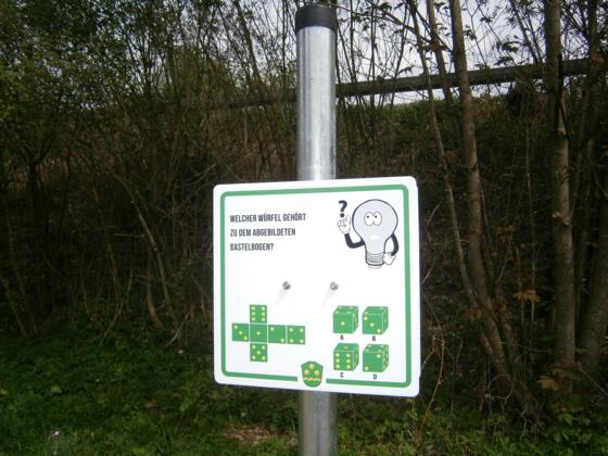 Rätsel auf dem Rimstinger Gehirn-Jogging-Weg