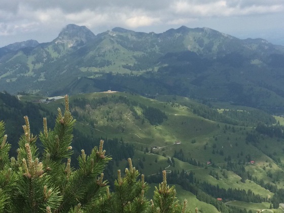 Blick vom Traithen gen Wendelstein