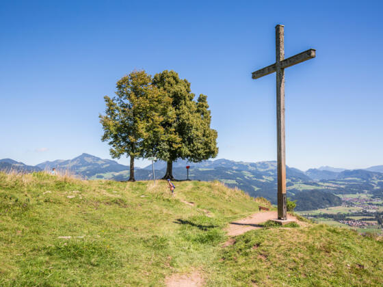 Gipfelkreuz am Gletscherblick