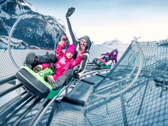 Ganzjahres-Rodelspaß am Alpine Coaster