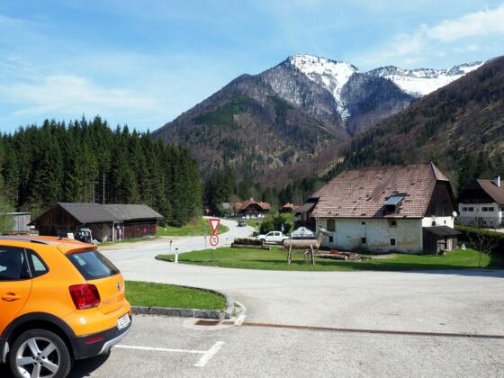 Parkplatz nach Jagersimmerl 577m