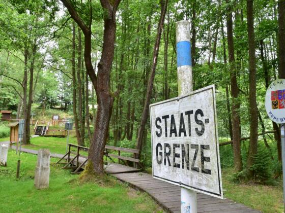 Staatsgrenze Tschechische Republik - Bundesrepublik Deutschland im Dreiländereck Sachsen-Bayern-Böhmen