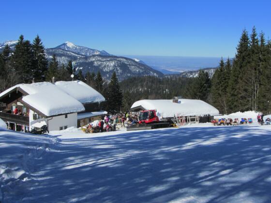 Die gut geführte Hindenburghütte