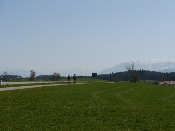 Rennradfahrer Waginger See Rundweg