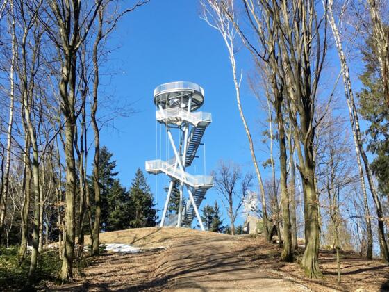Im Oktober 2018 neu errichtete Gobelwarte des Österreichischen Touristenklubs (ÖTK)