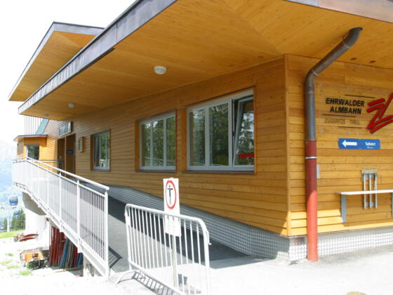 Ehrwalder Almbahn Bergstation