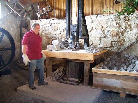 Erlebniswelt Granit Zweckerlvorführung