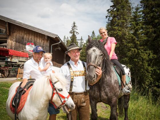Alpines Pferdezentrum ganz in der Nähe vom Falkensteiner Club Funimation