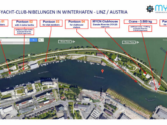 Bootsanlegestelle Linz-Winterhafen