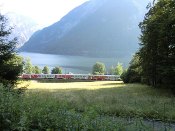 Bahnstrecke in Hallstatt