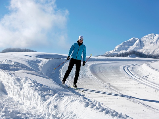 Langlaufen Loipe